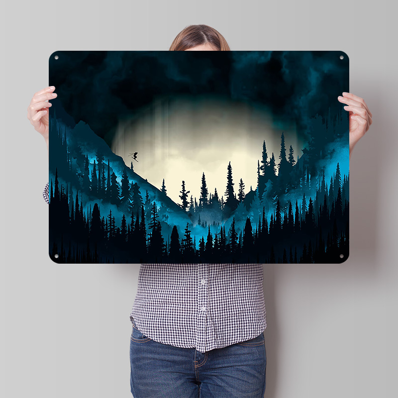 Gaming Accessories Gifts For Men - Poster in Metallo a Tema Sci,