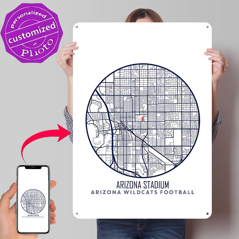 Gaming Accessories Gifts For Men - Poster dello Stadio dell'Arizona, Insegne in