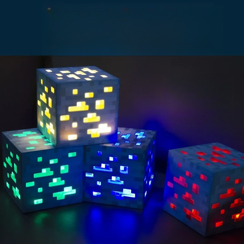 Gaming Accessories Minecraft - Lampada Notturna a LED, Torcia da
