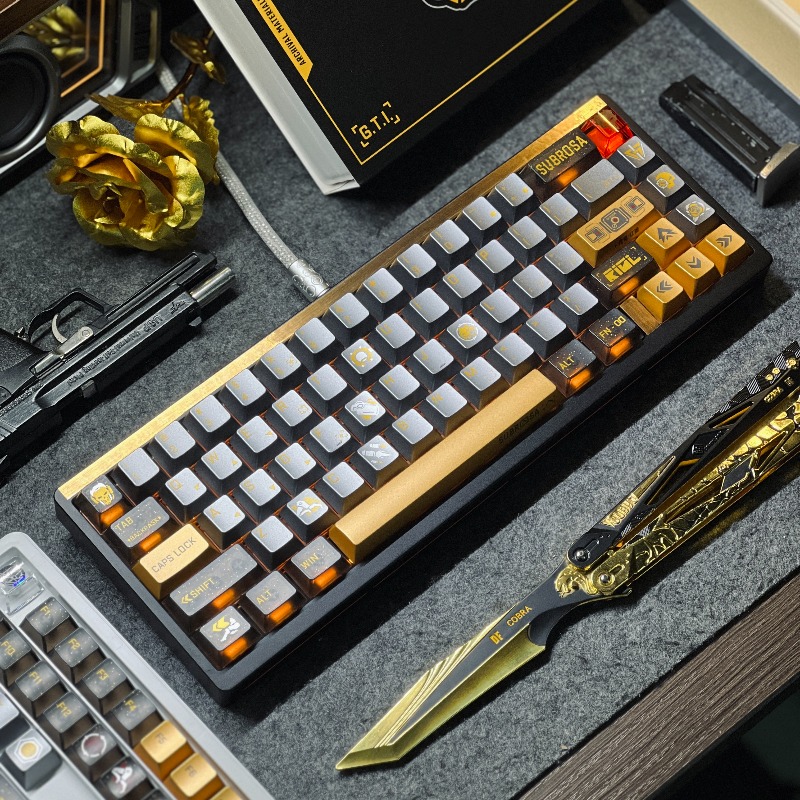 Gaming Set Accessories - Set di copritasti a tema Golden