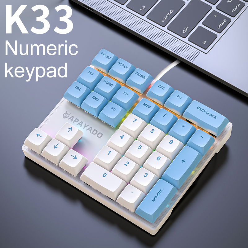 Keyboard Numpad Separate - Tastierino Numerico Meccanico Compatto K33, Tastiera
