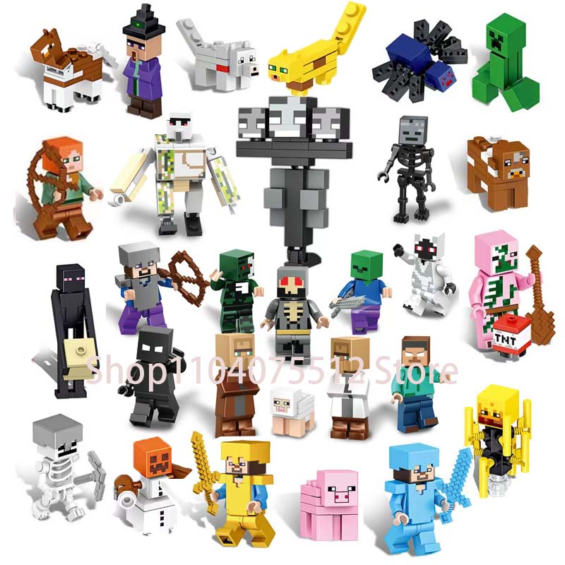 Gaming Accessories Minecraft - Mattoncini da Costruzione a Tema Cartoni