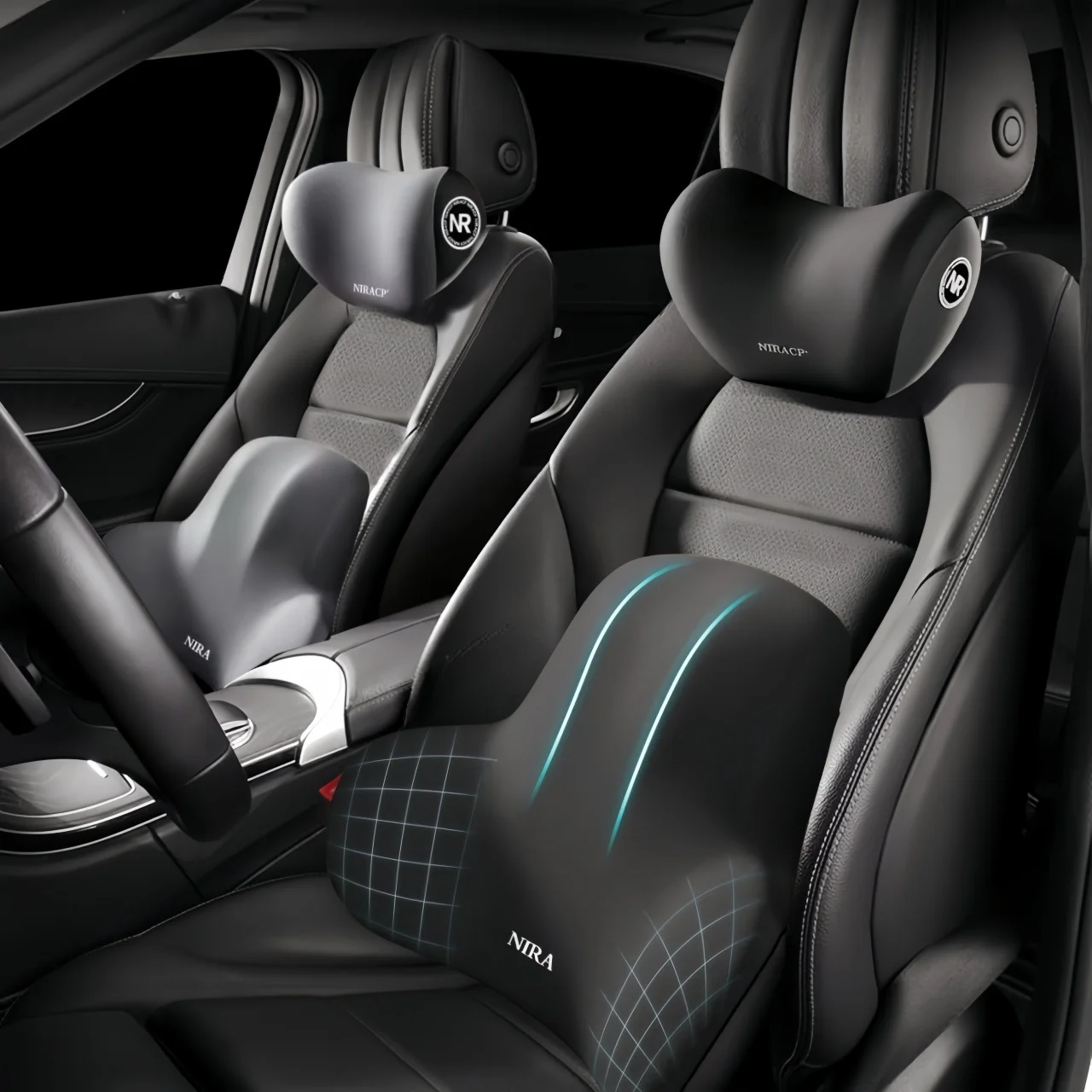 Gaming Set Accessories - Set di Cuscini per Auto: Supporto