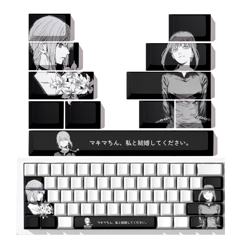 Keycaps a Tema Chainsaw Man Ma - Gaming Accessories Gifts For Men recensione e prezzo