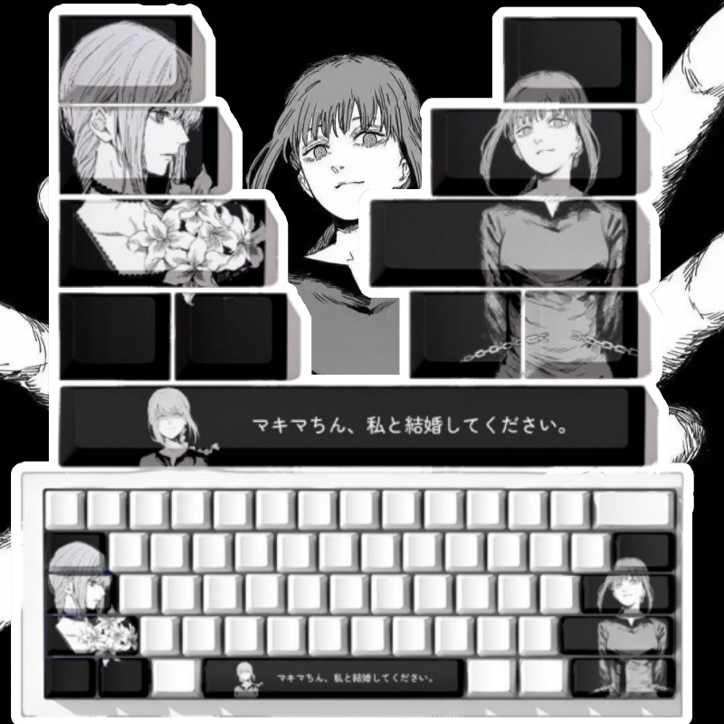 Keycaps a Tema Chainsaw Man Ma - Gaming Accessories Gifts For Men recensione e prezzo