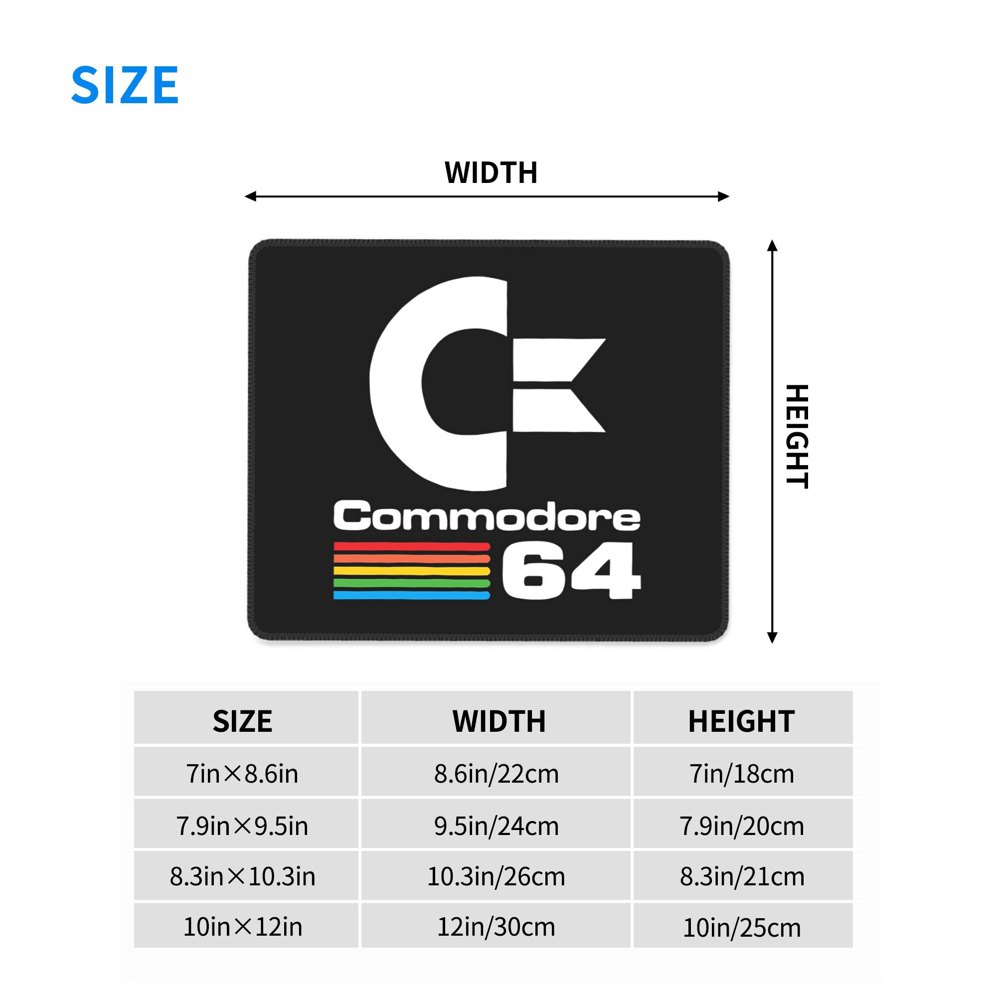 Commodore C64 Logo Tappetino p - Gaming Accessories Logo recensione e prezzo