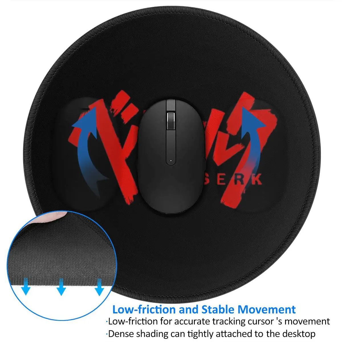 Tappetino per mouse rotondo co - Gaming Accessories Logo recensione e prezzo