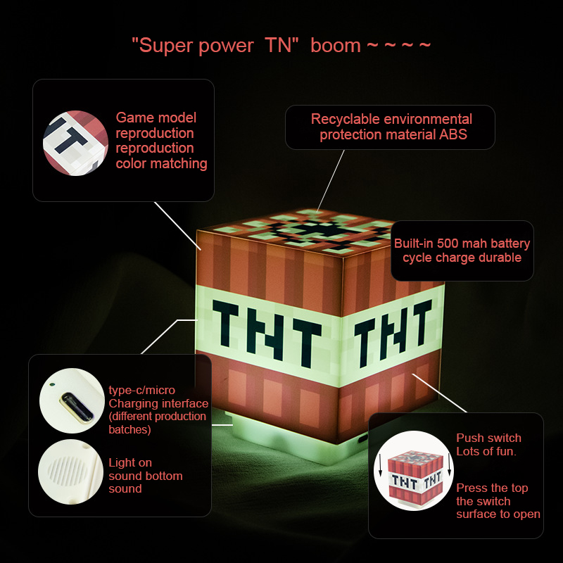 Luce LED TNT con Suoni Ufficia - Gaming Accessories Minecraft recensione e prezzo