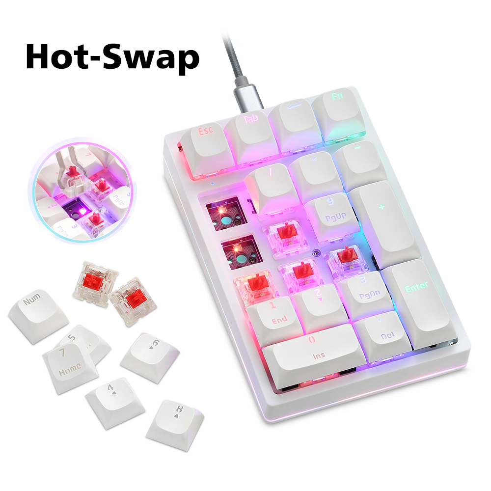 K24Pro 21 tasti Tastierino num - Keyboard Numpad Separate recensione e prezzo