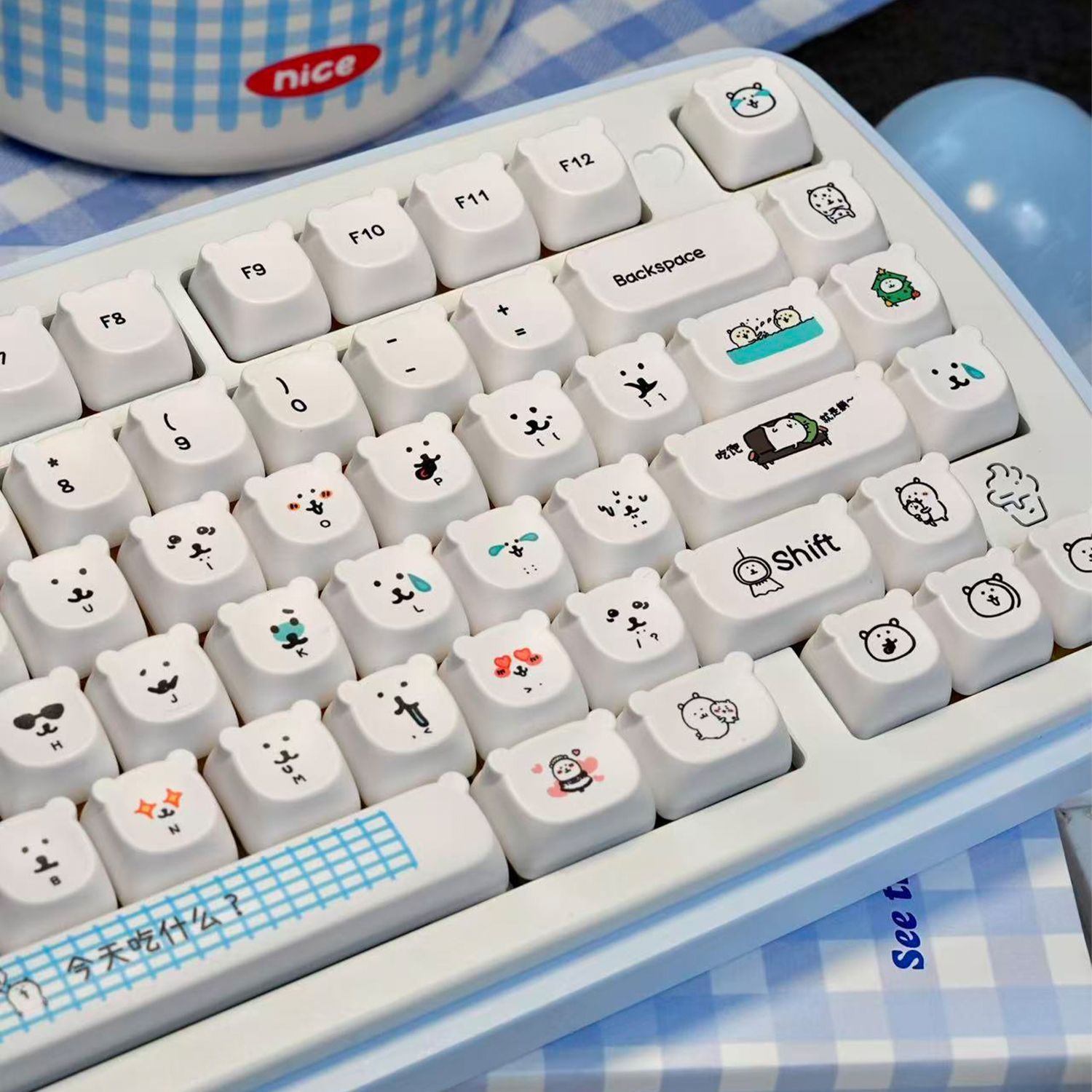 Keycap PBT a forma di orsetto  - Gaming Accessories Japan recensione e prezzo