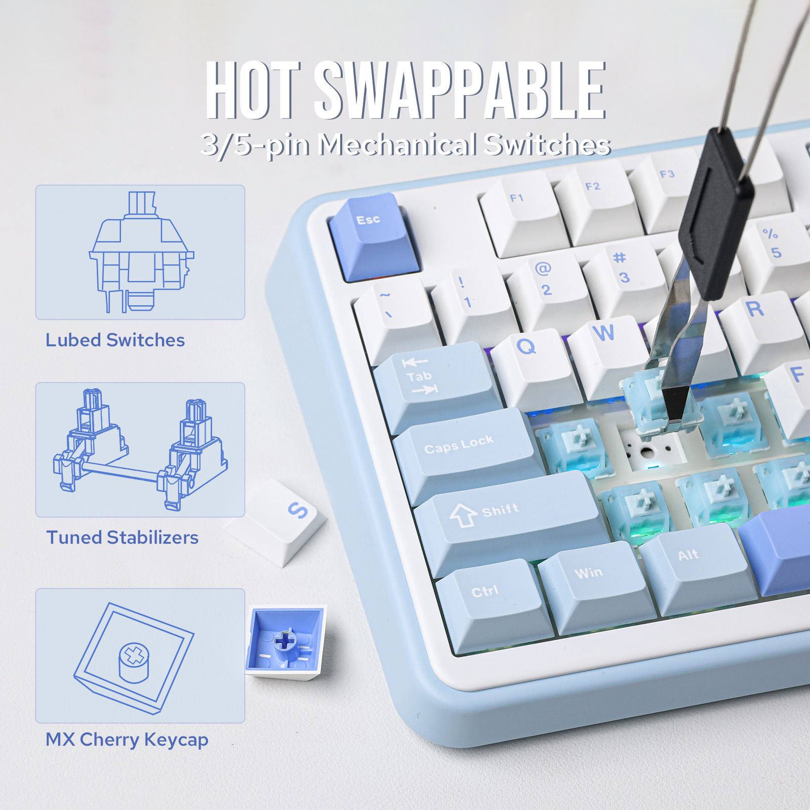 EPOMAKER TH99/TH99 Plus 96% QW - Keyboard Numpad Separate recensione e prezzo