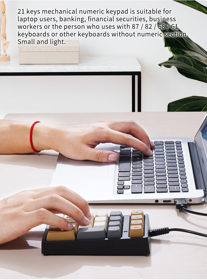 Mini tastiera cablata a 21 tas - Keyboard Numpad Separate recensione e prezzo