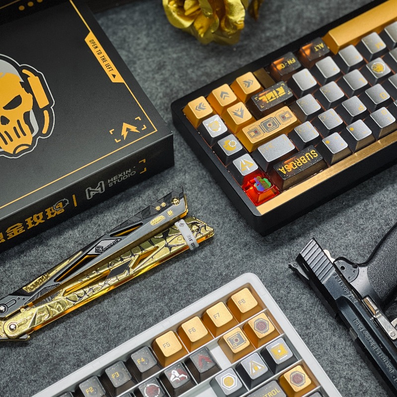 Set di copritasti a tema Golde - Gaming Set Accessories recensione e prezzo