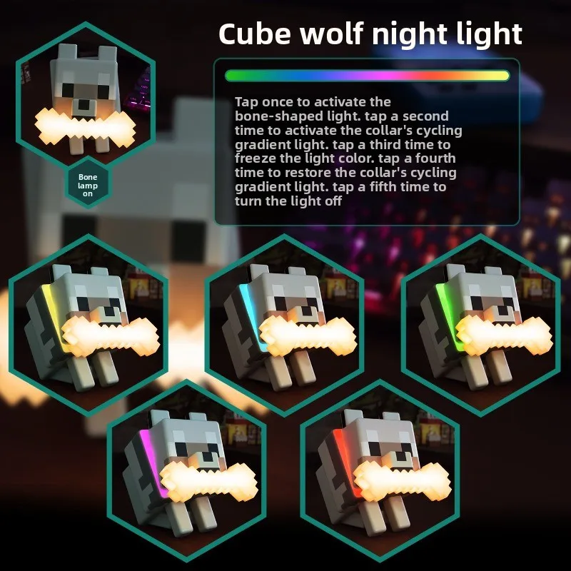Luce Notturna LED a Forma di C - Gaming Accessories Minecraft recensione e prezzo