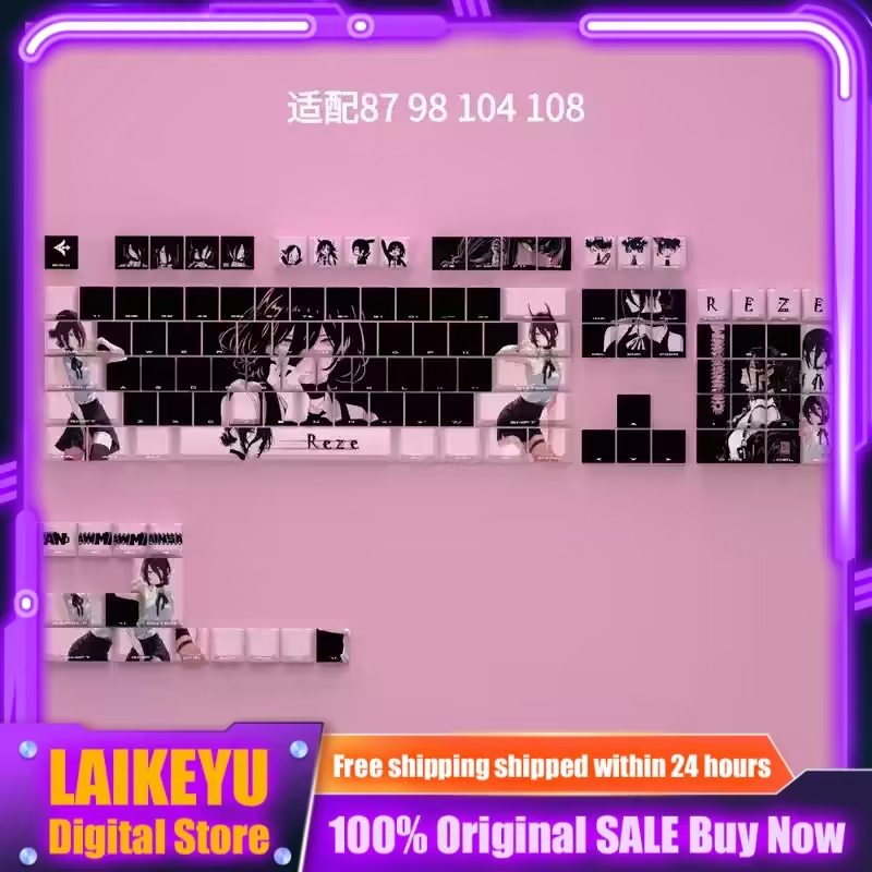 Chainsaw Man Lace Anime Keycap - Gaming Accessories Gifts For Men recensione e prezzo